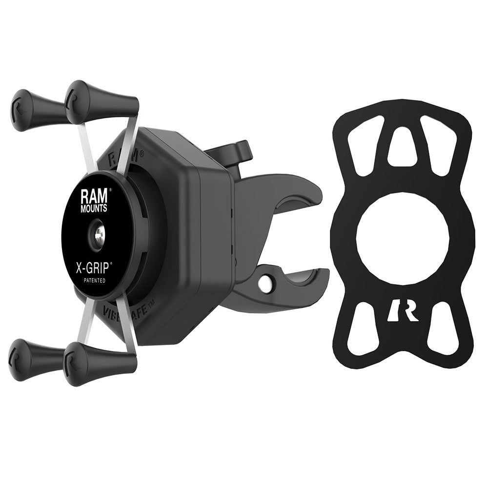 RAM Mount RAM X-Grip Phone Mount w/Vibe-Safe  Small Tough-Claw [RAM-HOL-UN7-462-400]