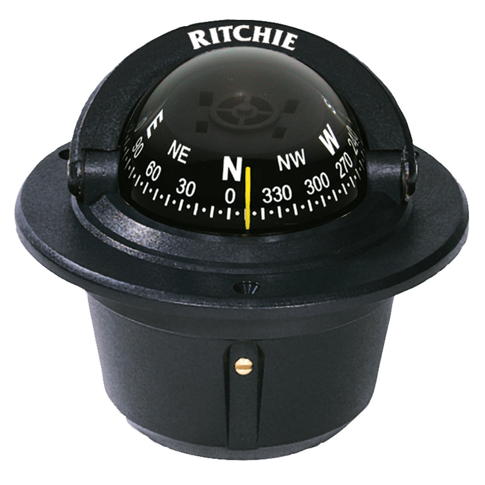 Ritchie F-50 Explorer Compass - Flush Mount - Black [F-50] - Sea & Tech Outfitters Florida, LLC