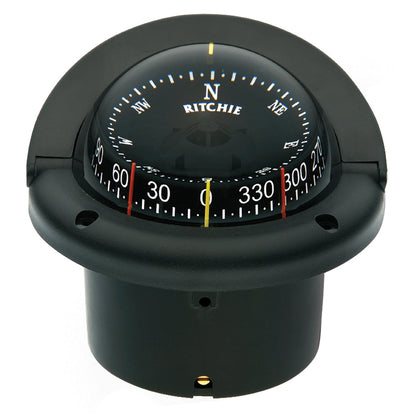 Ritchie HF-743 Helmsman Combidial Compass - Flush Mount - Black [HF-743] - Sea & Tech Outfitters Florida, LLC