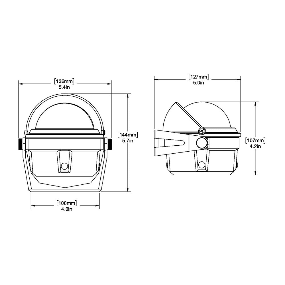 Ritchie B-80 Voyager Compass - Bracket Mount - Black [B-80] - Sea & Tech Outfitters Florida, LLC