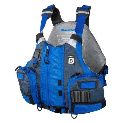 BS Kinetic Kayak Fishing Vest - Deep Blue Small or Medium