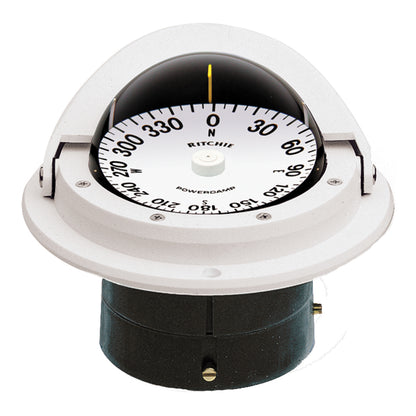 Ritchie F-82W Voyager Compass - Flush Mount - White [F-82W] - Sea & Tech Outfitters Florida, LLC