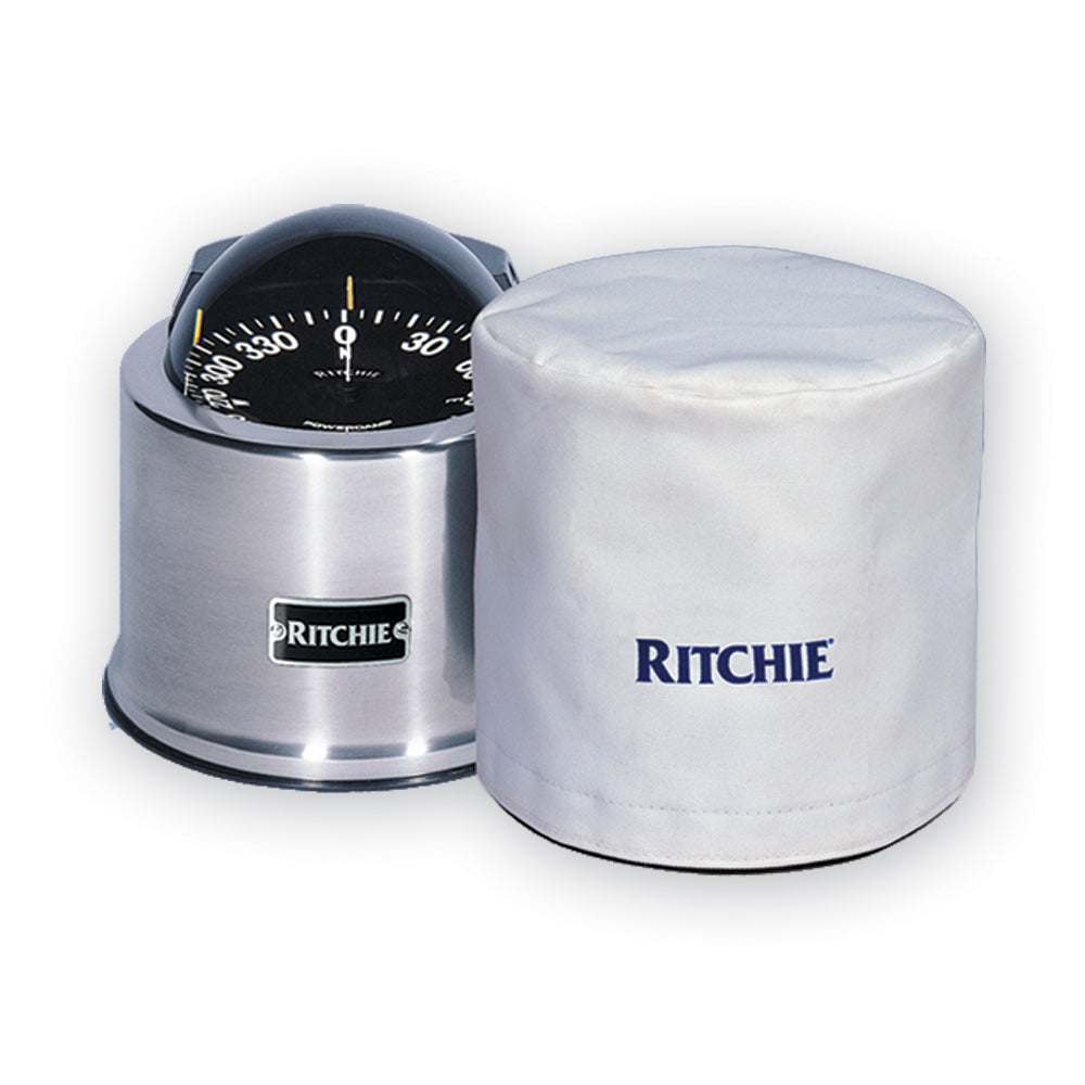 Ritchie GM-5-C GlobeMaster binnacle compass cover, white, protective accessory.