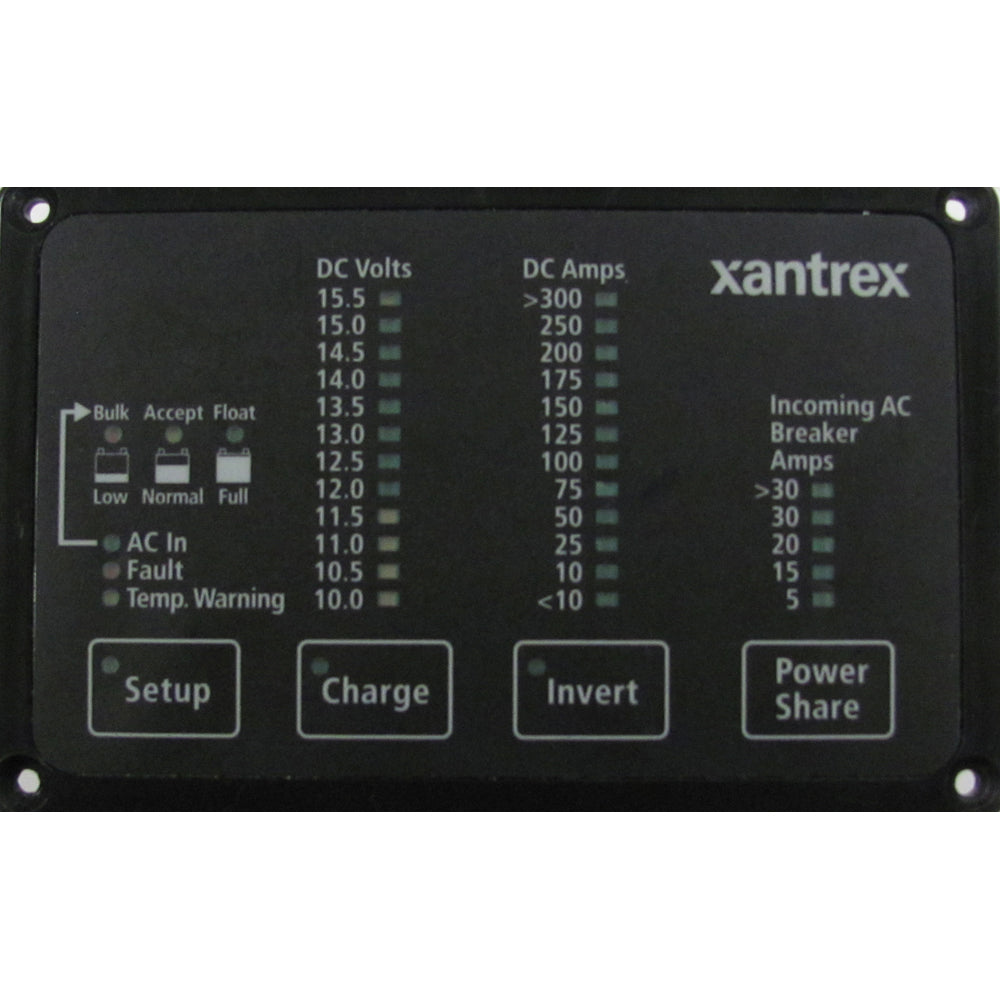 Xantrex Heart FDM-12-25 Remote Panel, Battery Status & Freedom Inverter/Charger Remote Control [84-2056-01] - Sea & Tech Outfitters Florida, LLC