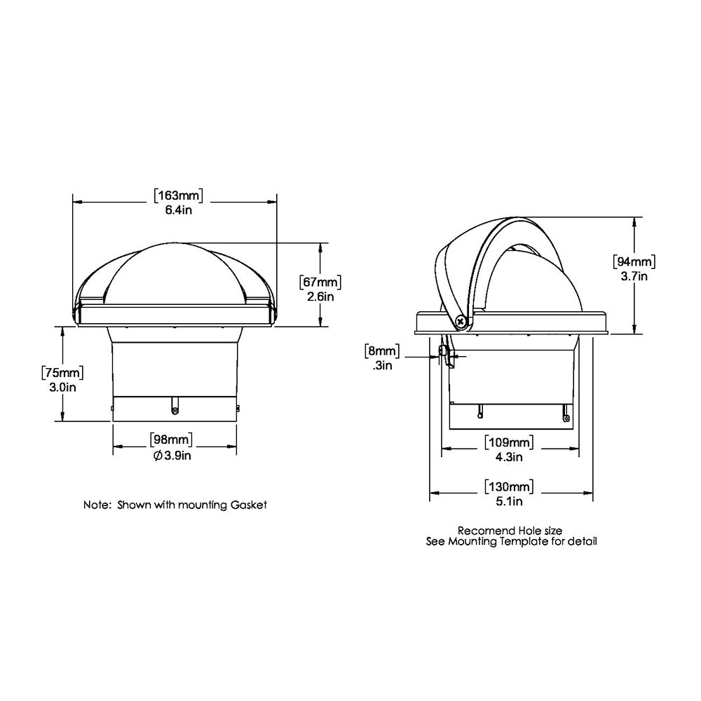 Ritchie SS-2000W SuperSport Compass - Flush Mount - White [SS-2000W] - Sea & Tech Outfitters Florida, LLC