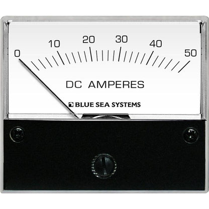 Blue Sea 8022 DC Analog Ammeter - 2-3/4 Face, 0-50 AMP DC [8022] - Sea & Tech Outfitters Florida, LLC