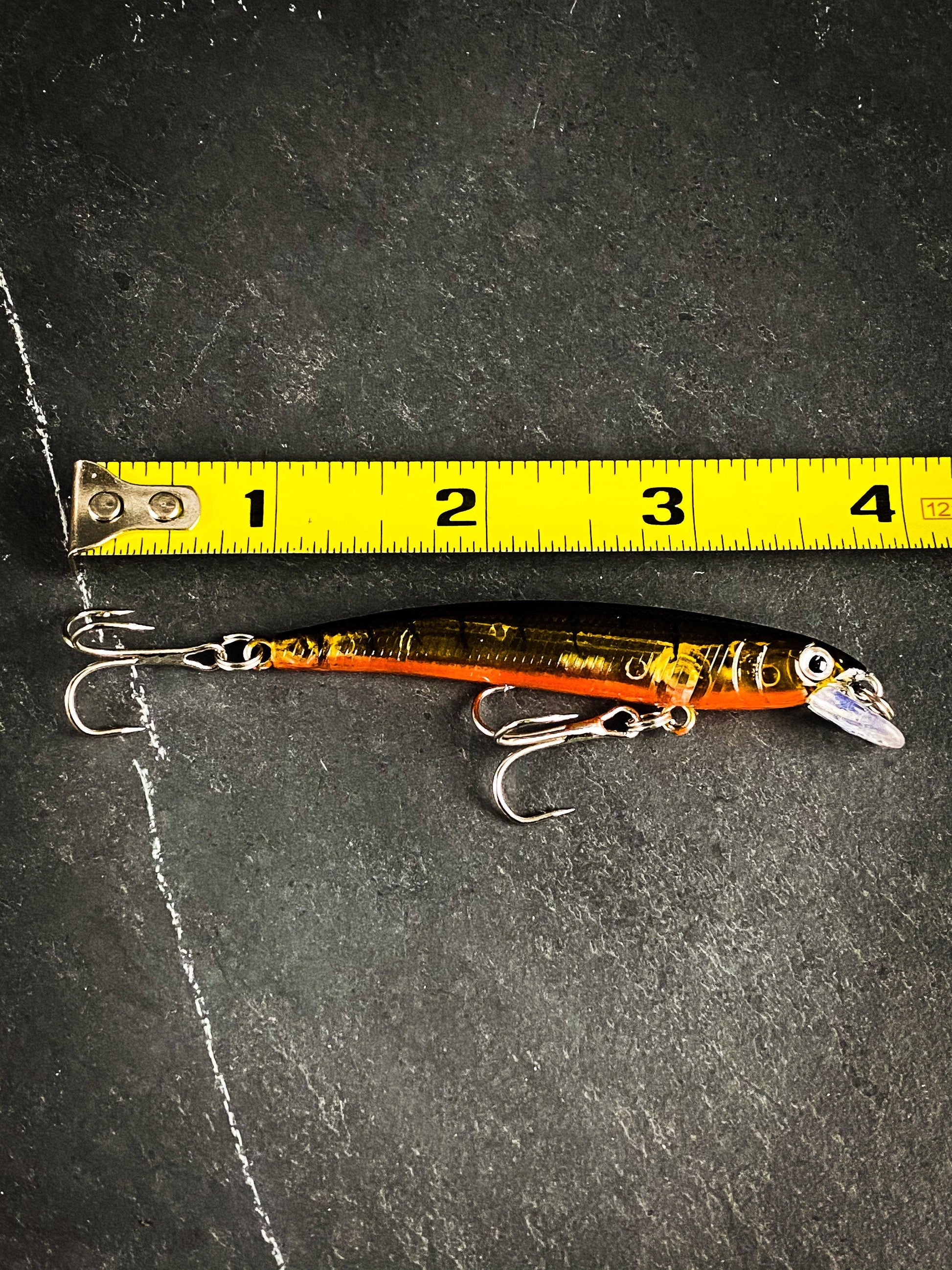 Outdoor Junction Series Skinny Long Hard Crankbait Sinking Minnow: Blu