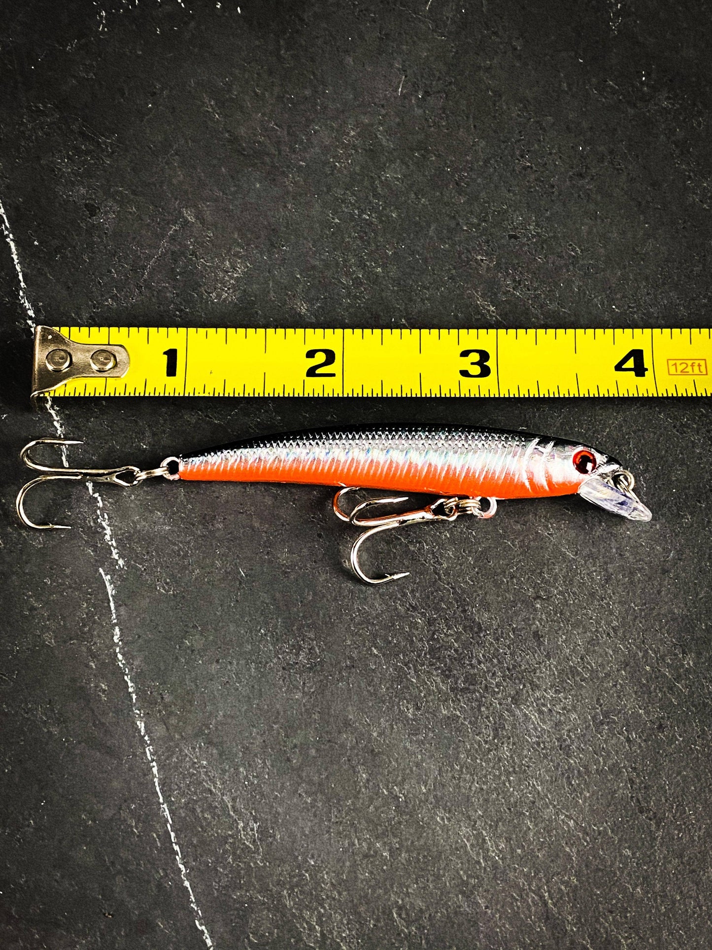 Outdoor Junction Series Skinny Long Hard Crankbait Sinking Minnow: Blu