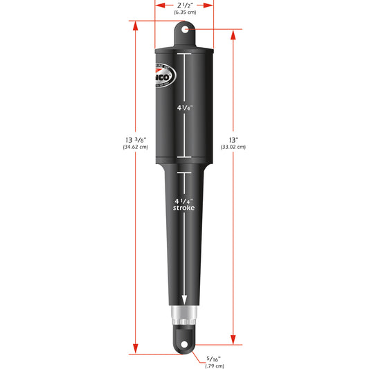 Lenco 102 Series Standard Actuator - 12V - 4-1/4" Stroke [15059-001] - Sea & Tech Outfitters Florida, LLC