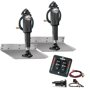 LENCO 9"X36" TRIM TAB KIT W/  INDICATOR SWITCH