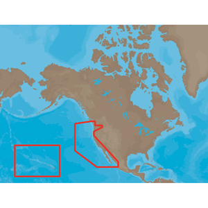 C-MAP MAX NA-M024 - U.S. West Coast & Hawaii - SD&trade; Card