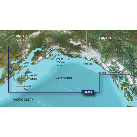 Garmin BlueChart g3 Vision HD - VUS025R - Anchorage - Juneau - microSD/SD [010-C0726-00] - Sea & Tech Outfitters Florida, LLC