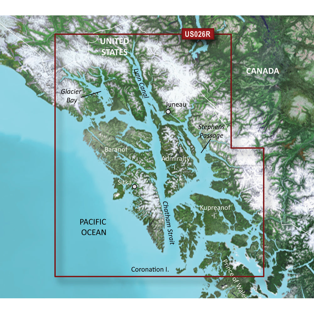 Garmin BlueChart g3 Vision HD - VUS026R - Wrangell/Juneau/Sitka - microSD/SD [010-C0727-00] - Sea & Tech Outfitters Florida, LLC