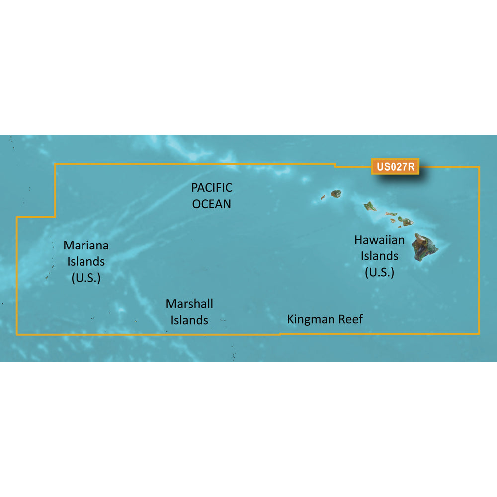 Garmin BlueChart g3 Vision HD - VUS027R - Hawaiian Islands - Mariana Islands - microSD/SD [010-C0728-00] - Sea & Tech Outfitters Florida, LLC