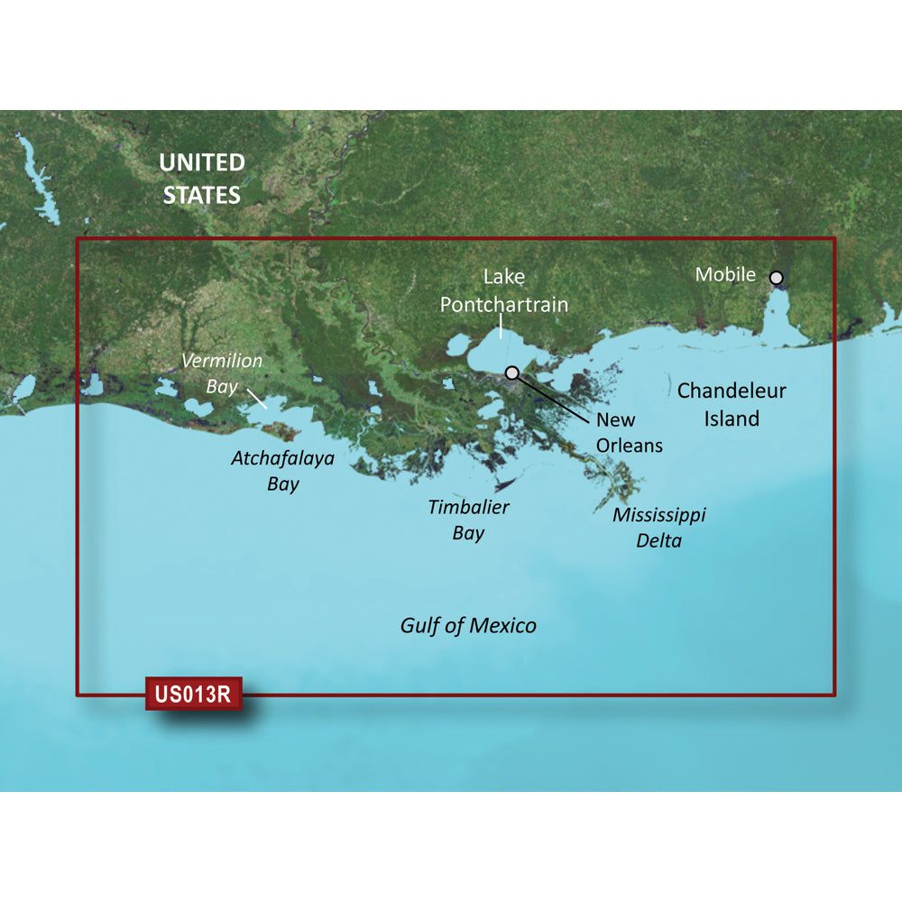 Garmin BlueChart g3 Vision HD - VUS013R - Mobile - Lake Charles - microSD/SD [010-C0714-00] - Sea & Tech Outfitters Florida, LLC