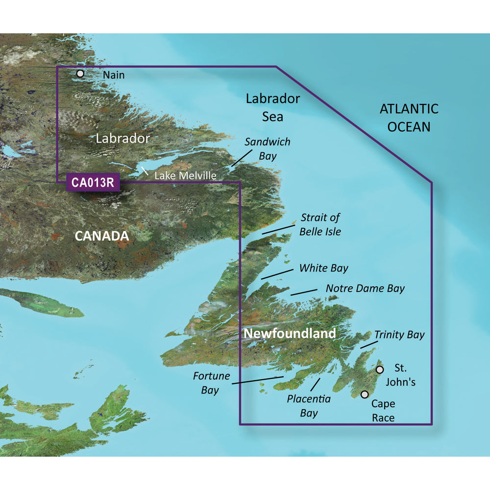 Garmin BlueChart g3 Vision HD - VCA013R - Labrador Coast - microSD/SD [010-C0698-00] - Sea & Tech Outfitters Florida, LLC