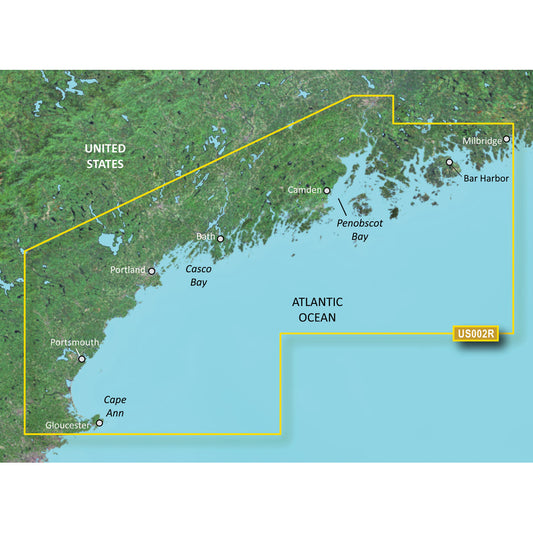 Garmin BlueChart g3 Vision HD - VUS002R - South Maine - microSD/SD [010-C0703-00] - Sea & Tech Outfitters Florida, LLC