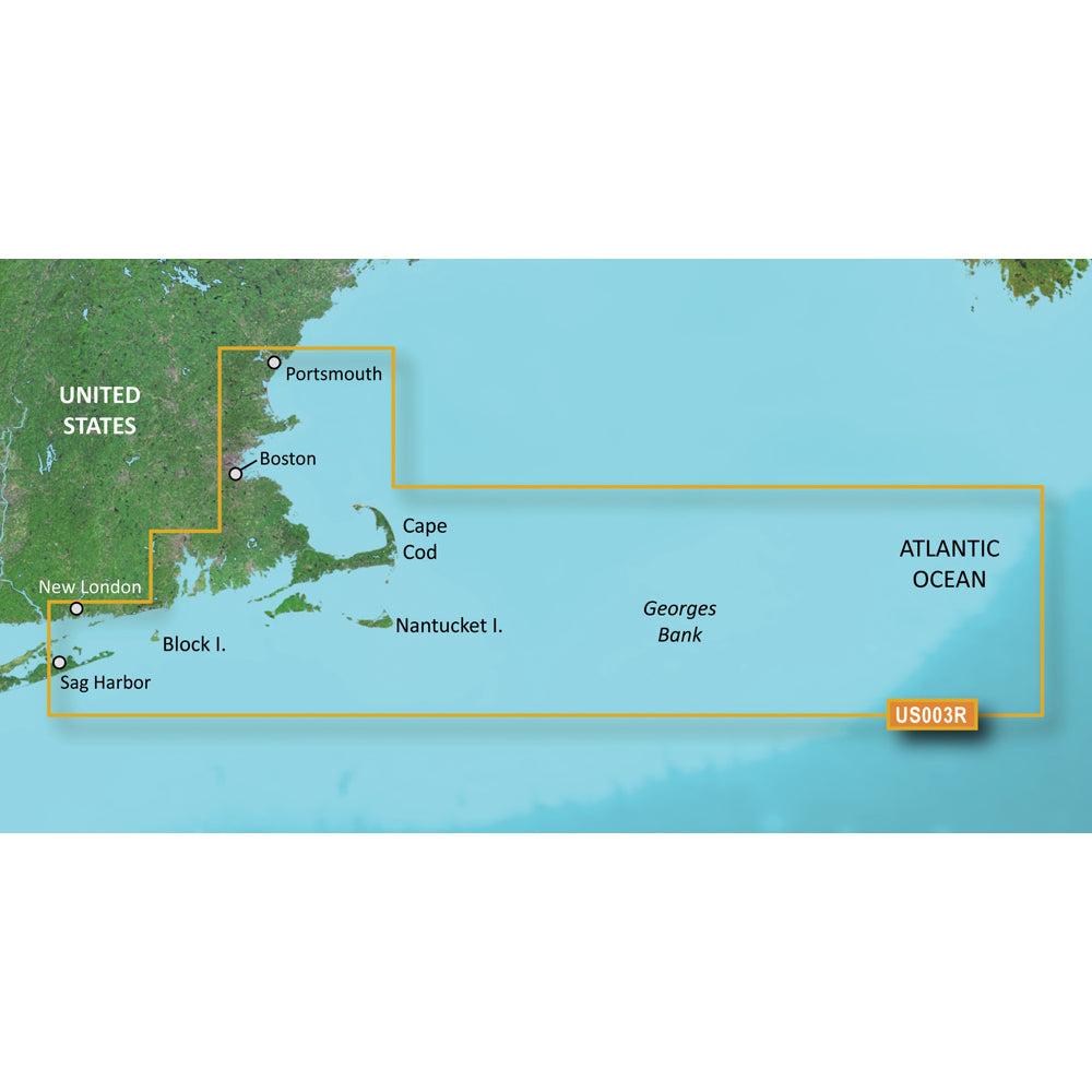 Garmin BlueChart g3 Vision HD - VUS003R - Cape Cod - microSD/SD [010-C0704-00] - Sea & Tech Outfitters Florida, LLC