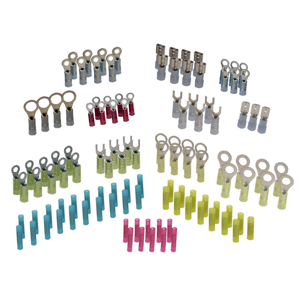 Ancor 120 Piece Premium Connector Kit with assorted connectors and disconnects.