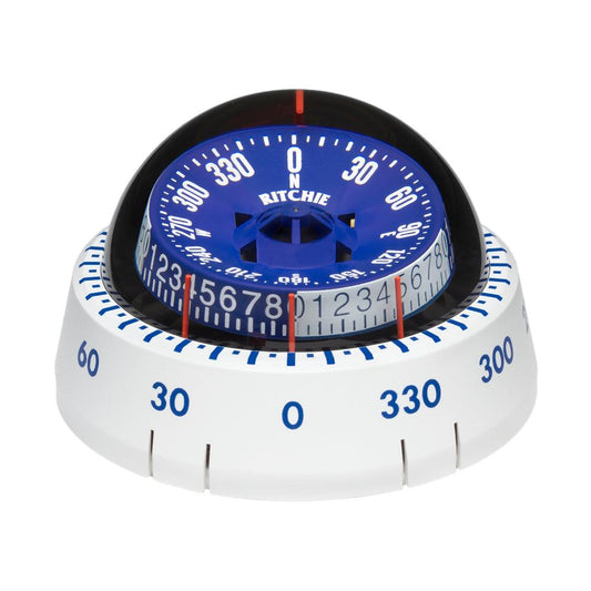 Ritchie XP-98W X-Port Tactician Compass - Surface Mount - White [XP-98W] - Sea & Tech Outfitters Florida, LLC