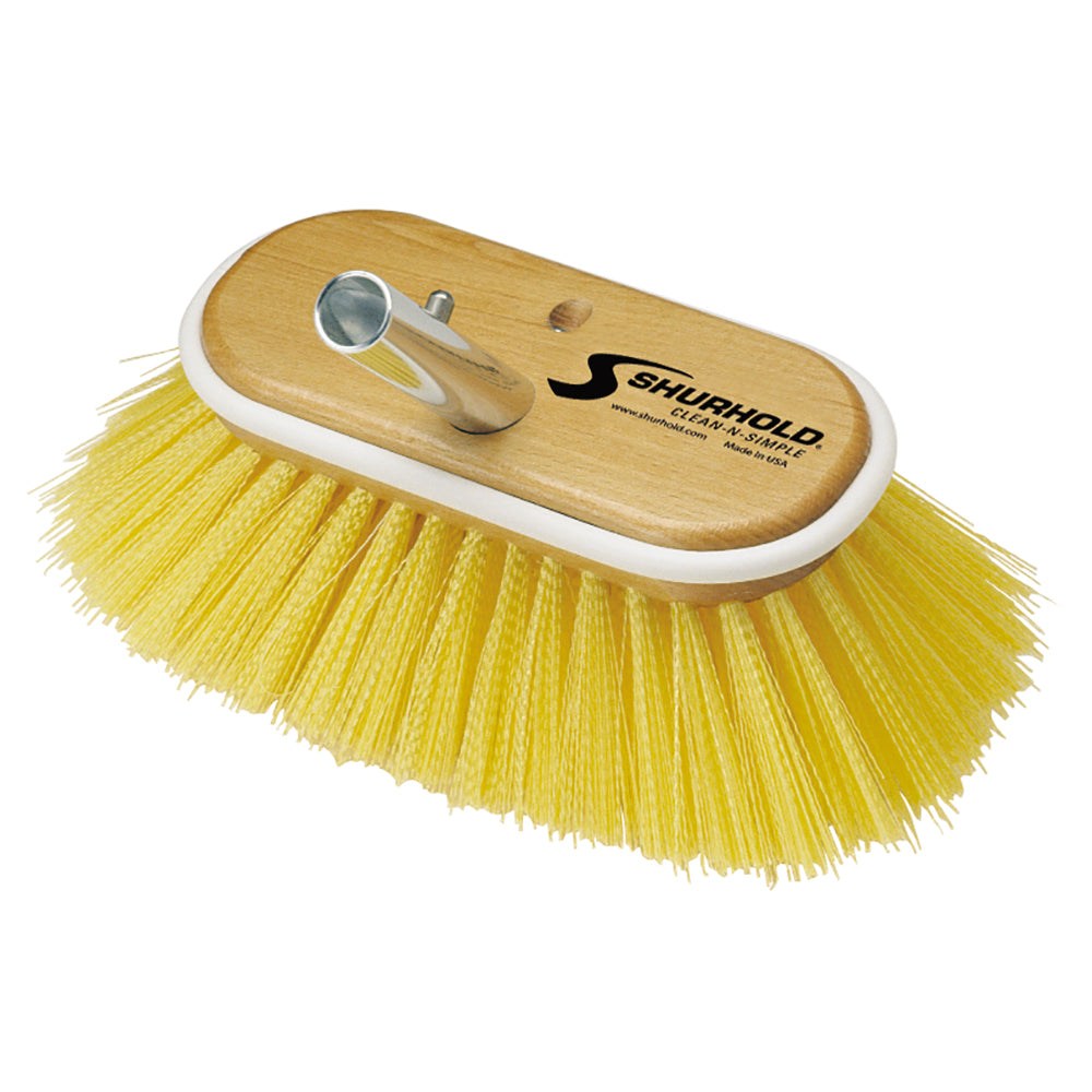 Shurhold 6" Polystyrene Medium Bristle Deck Brush [955] - Sea & Tech Outfitters Florida, LLC