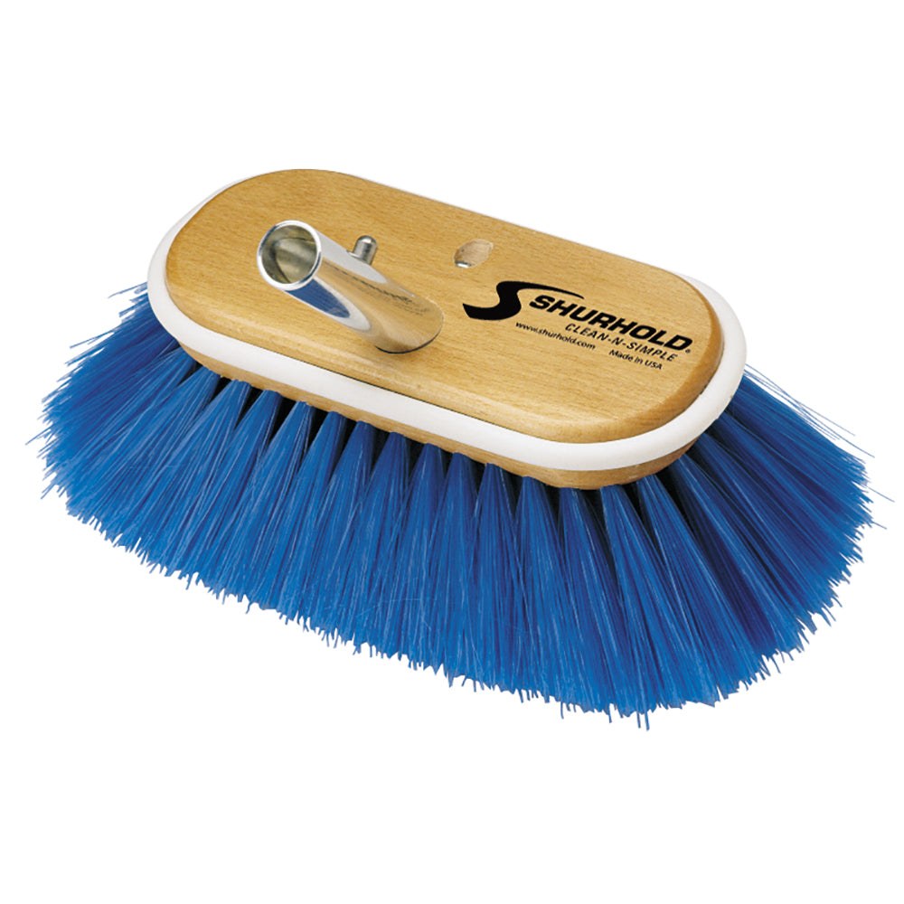 Shurhold 6" Nylon Extra Soft Bristles Deck Brush [970] - Sea & Tech Outfitters Florida, LLC