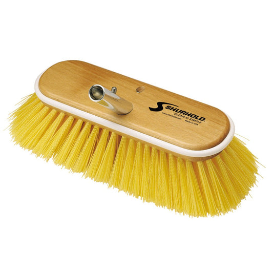 Shurhold 10" Polystyrene Medium Bristle Deck Brush [985] - Sea & Tech Outfitters Florida, LLC