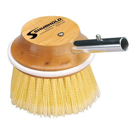 Shurhold 5" Round Polystyrene Soft Brush f/ Windows, Hulls, & Wheels [50] - Sea & Tech Outfitters Florida, LLC