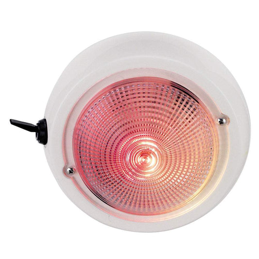 Perko Dome Light w/Red & White Bulbs [1263DP1WHT] - Sea & Tech Outfitters Florida, LLC