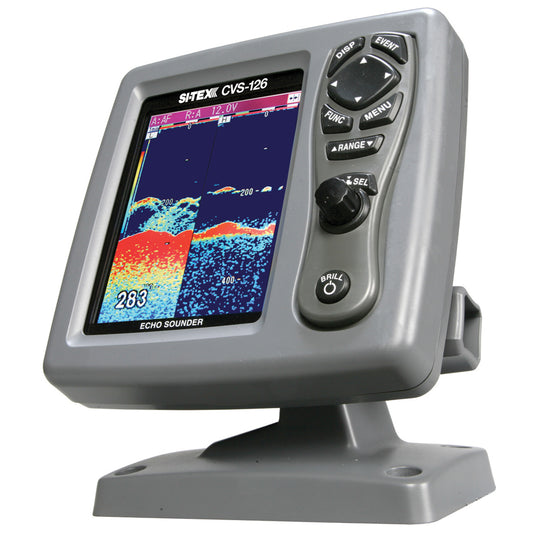 SI-TEX CVS-126 Dual Frequency Color Echo Sounder [CVS-126] - Sea & Tech Outfitters Florida, LLC