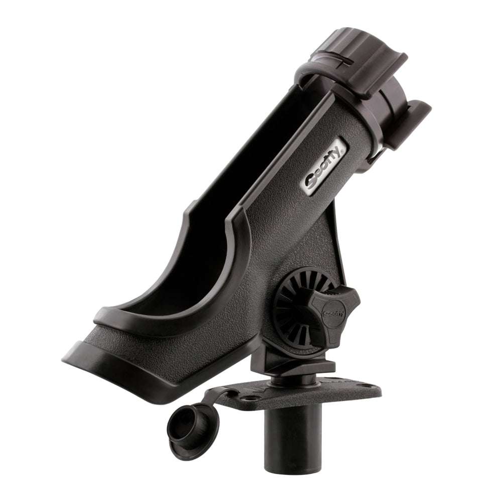 Scotty Powerlock Rod Holder Black w/244 Flush Deck Mount [231-BK] - Sea & Tech Outfitters Florida, LLC