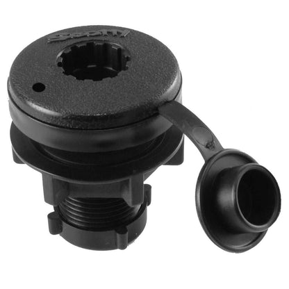 Scotty Compact Threaded Round Deck Mount [444-BK] - Sea & Tech Outfitters Florida, LLC