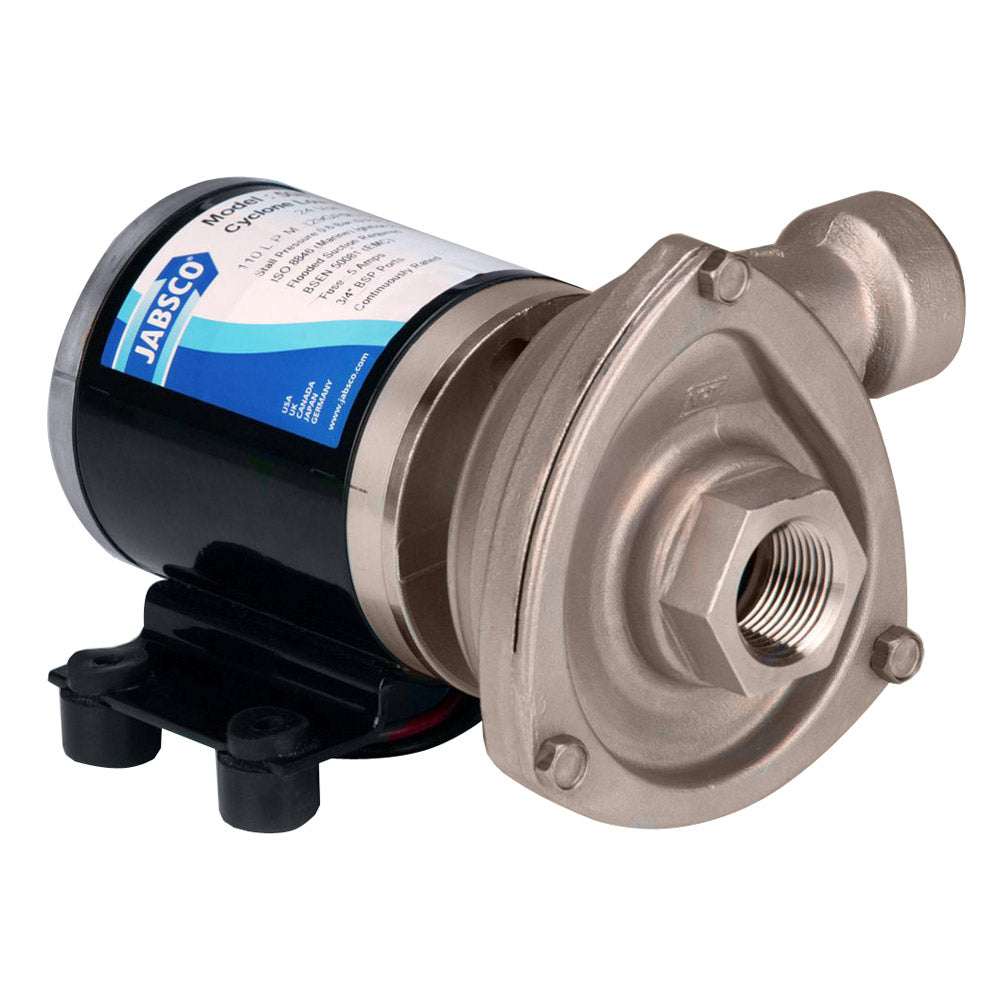 Jabsco Low Pressure Cyclon Centrifugal Pump - 12V [50840-0012] - Sea & Tech Outfitters Florida, LLC