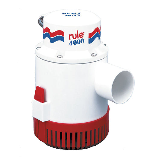 Rule 4000 Non-Automatic Bilge Pump - 12V [56D] - Sea & Tech Outfitters Florida, LLC