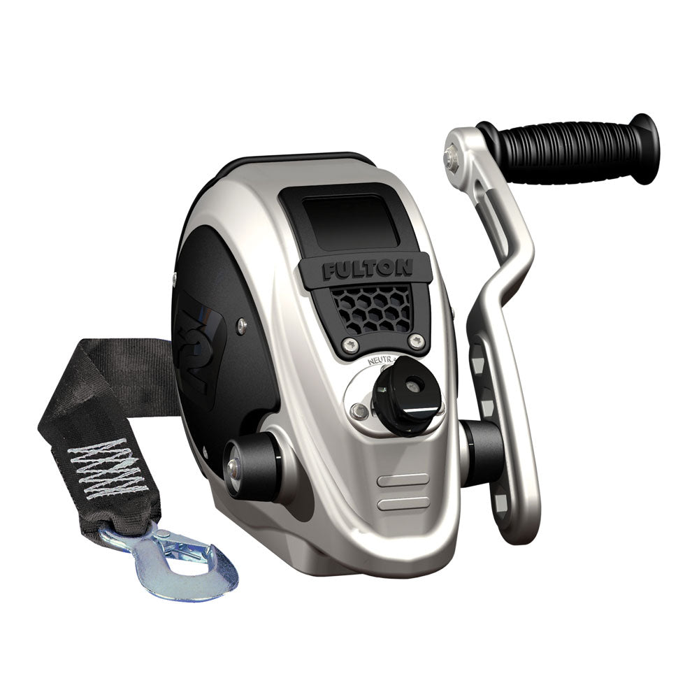 Fulton F2 Trailer Winch 2,000 lbs. w/Strap [FW20000101] - Sea & Tech Outfitters Florida, LLC