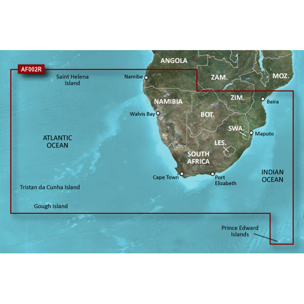 Garmin BlueChart g3 HD - HXAF002R - South Africa - microSD/SD [010-C0748-20] - Sea & Tech Outfitters Florida, LLC