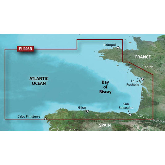 Garmin BlueChart g3 HD - HXEU008R - Bay of Biscay - microSD/SD [010-C0766-20] - Sea & Tech Outfitters Florida, LLC