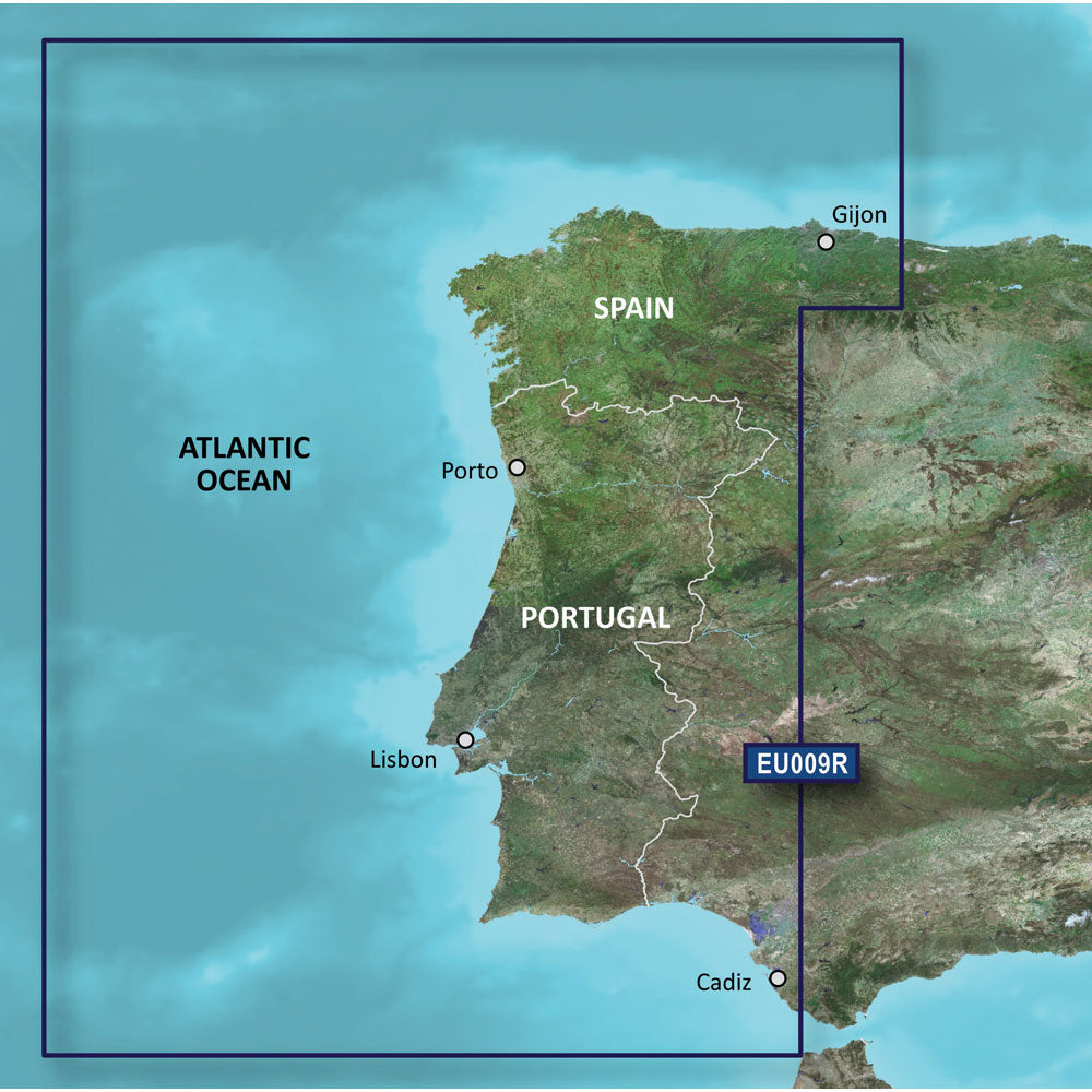 Garmin BlueChart g3 HD - HXEU009R - Portugal  Northwest Spain - microSD/SD [010-C0767-20] - Sea & Tech Outfitters Florida, LLC