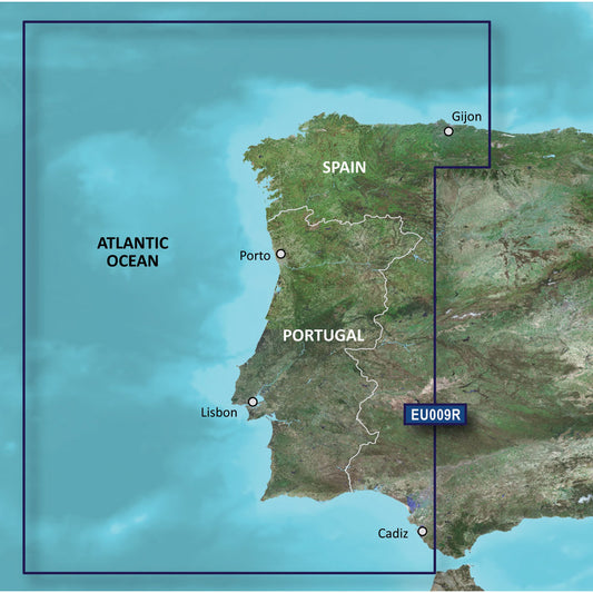 Garmin BlueChart g3 HD - HXEU009R - Portugal  Northwest Spain - microSD/SD [010-C0767-20] - Sea & Tech Outfitters Florida, LLC