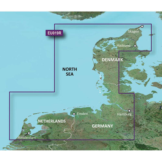 Garmin BlueChart g3 HD - HXEU019R - Alborg to Amsterdam - microSD/SD [010-C0776-20] - Sea & Tech Outfitters Florida, LLC