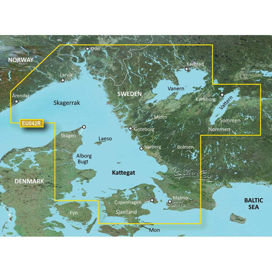 Garmin BlueChart g3 HD - HXEU042R - Oslo to Trelleborg - microSD/SD [010-C0779-20] - Sea & Tech Outfitters Florida, LLC