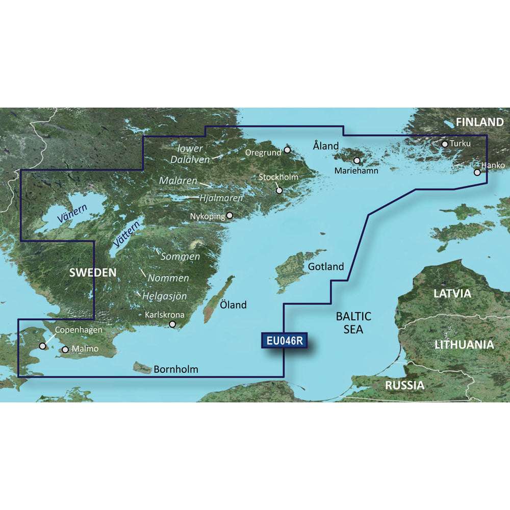 Garmin BlueChart g3 HD - HXEU046R - Oregrund Aland to Malmo - microSD/SD [010-C0782-20] - Sea & Tech Outfitters Florida, LLC