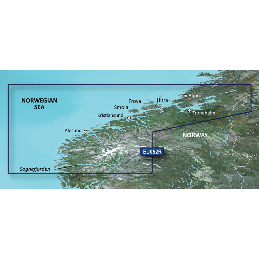 Garmin BlueChart g3 HD - HXEU052R - Sognefjorden - Svefjorden - microSD/SD [010-C0788-20] - Sea & Tech Outfitters Florida, LLC