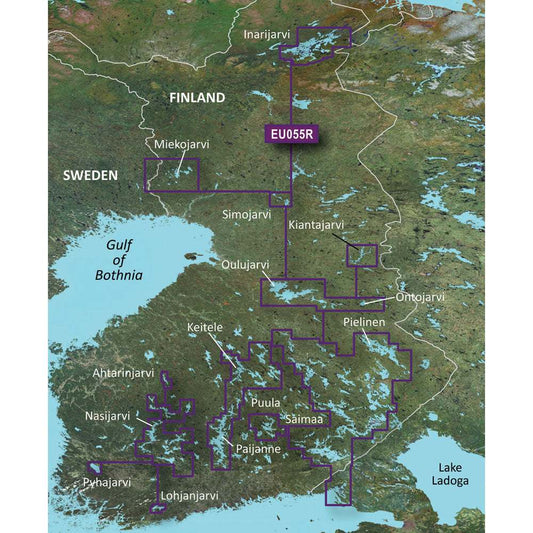 Garmin BlueChart g3 HD - HXEU055R - Finnish Lakes - microSD/SD [010-C0791-20] - Sea & Tech Outfitters Florida, LLC