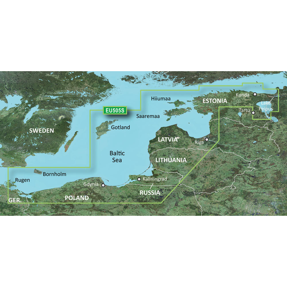 Garmin BlueChart g3 HD - HXEU065R - Baltic Sea East Coast - microSD/SD [010-C0849-20] - Sea & Tech Outfitters Florida, LLC