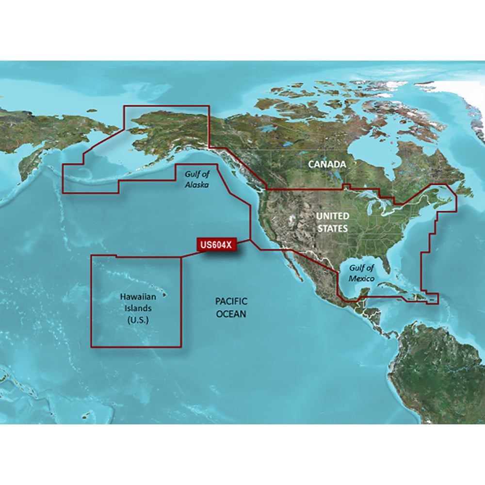 Garmin BlueChart g3 HD - HXUS604x - US All  Canadian West - microSD/SD [010-C1018-20] - Sea & Tech Outfitters Florida, LLC