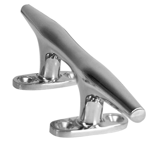 Whitecap Heavy Duty Hollow Base Stainless Steel Cleat - 8" [6110] - Sea & Tech Outfitters Florida, LLC