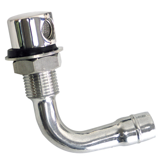 Whitecap Fuel Vent - Round Head, 90 Degree, 9/16" Hose [S-7033C] - Sea & Tech Outfitters Florida, LLC