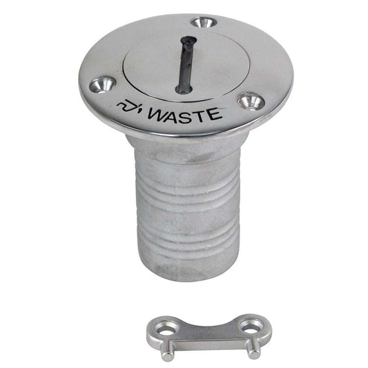 Whitecap Hose Deck Fill - 1-1/2" Hose Waste [6126C] - Sea & Tech Outfitters Florida, LLC