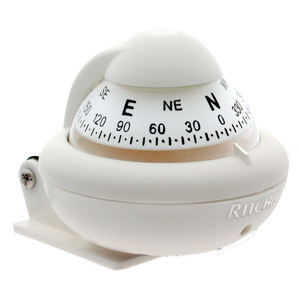 Ritchie X-10W-M RitchieSport Compass - Bracket Mount - White [X-10W-M] - Sea & Tech Outfitters Florida, LLC